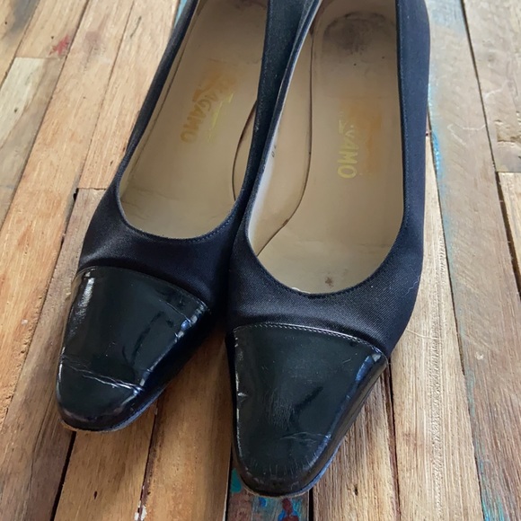 Salvatore Ferragamo Patent Leather Toe Sz 8 - Picture 5 of 15